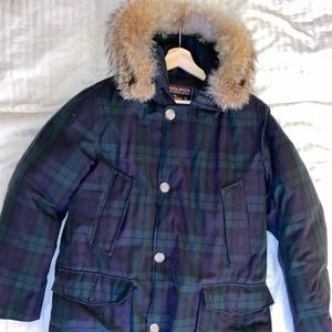 Woolrich arctic parka / bird cloth